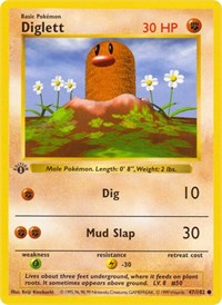 Diglett (047/102) [Base Set (Shadowless)]