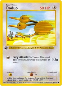 Doduo (048/102) [Base Set (Shadowless)]