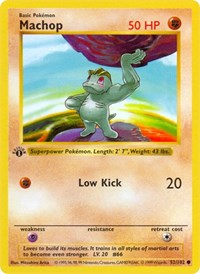 Machop (052/102) [Base Set (Shadowless)]