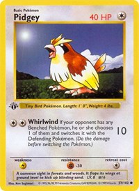 Pidgey (057/102) [Base Set (Shadowless)]