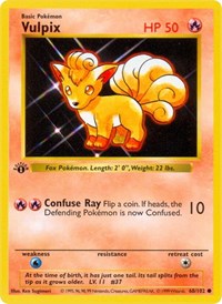 Vulpix (068/102) [Base Set (Shadowless)]