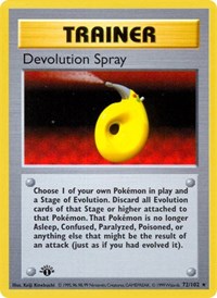 Devolution Spray (072/102) [Base Set (Shadowless)]