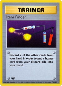Item Finder (074/102) [Base Set (Shadowless)]