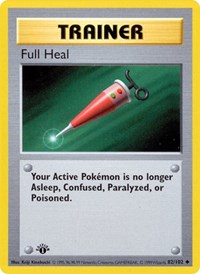 Full Heal (082/102) [Base Set (Shadowless)]