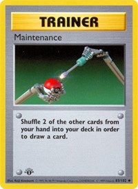 Maintenance (083/102) [Base Set (Shadowless)]