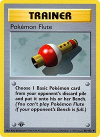 Pokemon Flute (086/102) [Base Set (Shadowless)]