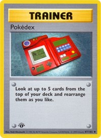 Pokedex (087/102) [Base Set (Shadowless)]