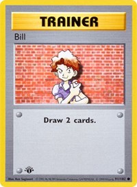 Bill (091/102) [Base Set (Shadowless)]