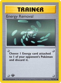 Energy Removal (092/102) [Base Set (Shadowless)]