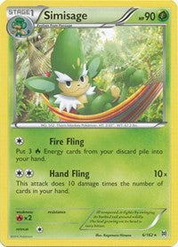 Simisage (6/162) [XY - BREAKthrough]