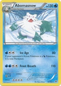 Abomasnow (40/162) [XY - BREAKthrough]