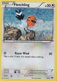 Fletchling - 11/12 (011/012) [McDonald's Promos 2014]