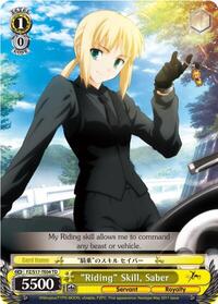 "Riding" Skill, Saber (TD) [Fate/Zero]