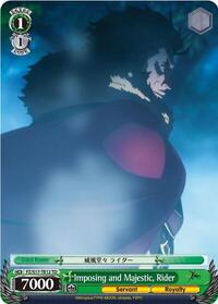 Imposing and Majestic, Rider (TD) [Fate/Zero]