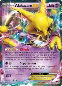 Alakazam EX (25/124) [XY - Fates Collide]