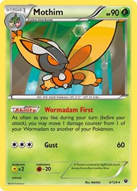 Mothim (4/124) [XY - Fates Collide]