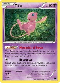 Mew (29/124) [XY - Fates Collide]