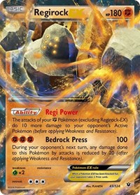 Regirock EX (43/124) [XY - Fates Collide]