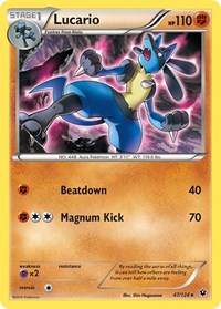 Lucario (47) (47/124) [XY - Fates Collide]