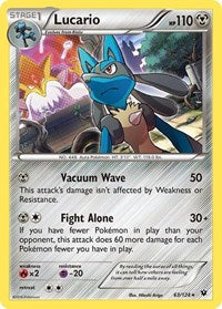 Lucario (63) (63/124) [XY - Fates Collide]