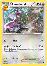 Aerodactyl (76/124) [XY - Fates Collide]