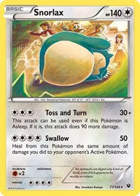 Snorlax (77/124) [XY - Fates Collide]
