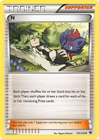 N (Supporter) (105/124) [XY - Fates Collide]