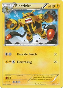 Electivire (4) (4/30) [XY Trainer Kit: Pikachu Libre & Suicune]