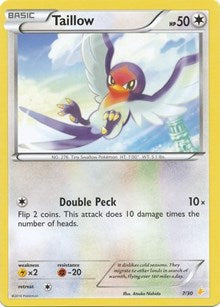 Taillow (7/30) [XY Trainer Kit: Pikachu Libre & Suicune]