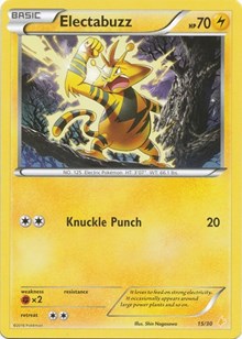 Electabuzz (15) (15/30) [XY Trainer Kit: Pikachu Libre & Suicune]