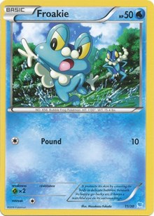 Froakie (23) (23/30) [XY Trainer Kit: Pikachu Libre & Suicune]