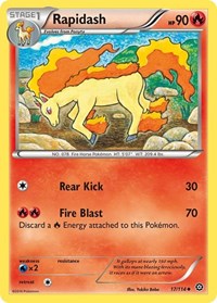 Rapidash (17/114) [XY - Steam Siege]