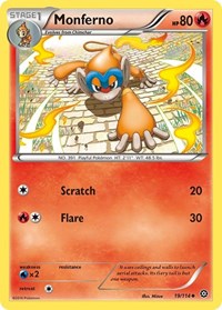 Monferno (19/114) [XY - Steam Siege]