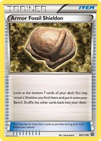 Armor Fossil Shieldon (98/114) [XY - Steam Siege]
