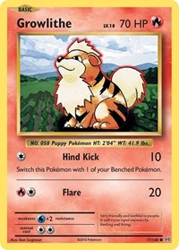 Growlithe (17/108) [XY - Evolutions]