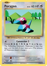 Porygon (71/108) [XY - Evolutions]
