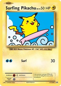 Surfing Pikachu (111/108) [XY - Evolutions]