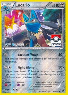 Lucario (Pokémon League) [2nd Place] (063/124) [League & Championship Cards]
