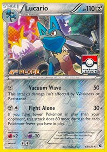 Lucario - 63/124 (Pokemon League) [4th Place] (063/124) [League & Championship Cards]