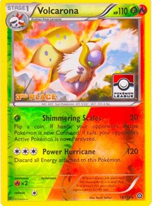 Volcarona (Pokémon League) [3rd Place] (015/114) [League & Championship Cards]