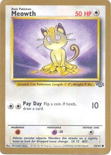 Meowth - 56/64 (Gold Bordered Promo) (56/64) [Miscellaneous Cards & Products]