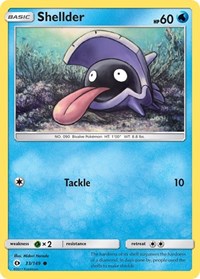 Shellder (33/149) [SM Base Set]