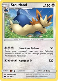 Stoutland (105/149) [SM Base Set]