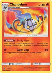 Chandelure (13/145) [SM - Guardians Rising]