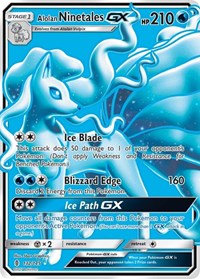Alolan Ninetales GX (Full Art) (132/145) [SM - Guardians Rising]