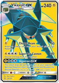 Vikavolt GX (Full Art) (134/145) [SM - Guardians Rising]