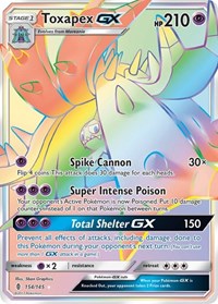 Toxapex GX (Secret) (154/145) [SM - Guardians Rising]