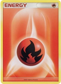 Fire Energy (2007 Unnumbered D/P Style Non-Holo) [League & Championship Cards]