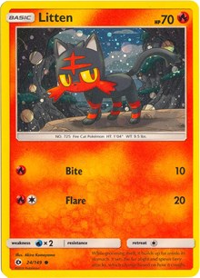Litten - 24/149 (Cosmos Holo) (024/149) [Miscellaneous Cards & Products]