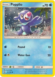 Popplio - 39/149 (Cosmos Holo) (039/149) [Miscellaneous Cards & Products]